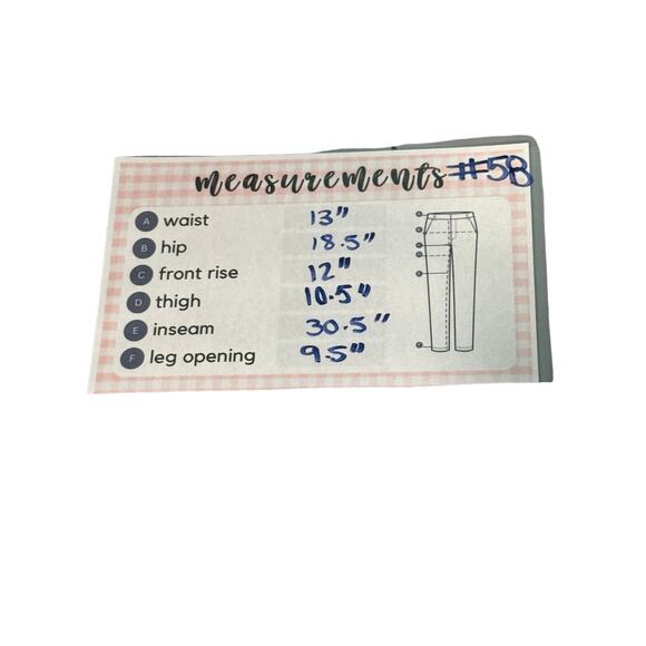 58. EDIKTED | NEW W/ Tag Lori High-Rise Wide Leg Jeans Blue Size Small - Picture 5 of 5